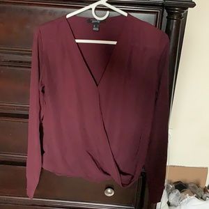 Maroon Blouse